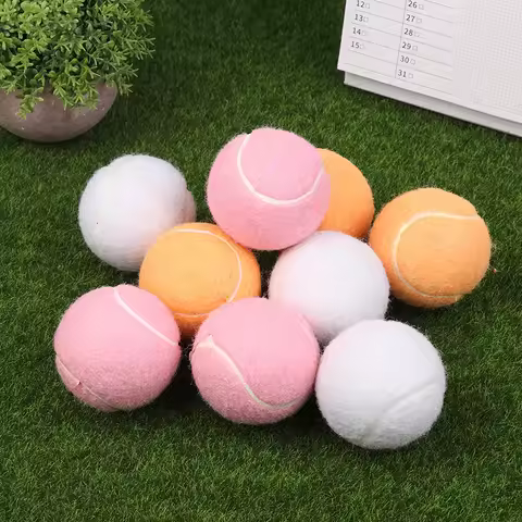 1/3Pcs Tennis Balls Wear-Resistant Highly Elastic Training Balls 65MM Ladies Beginners Durable Pract