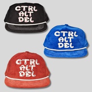 CAD Corduroy Ropehat Hat Full Embroidery CTRL ALT DEL Snapbutton Trucker HatOriginal