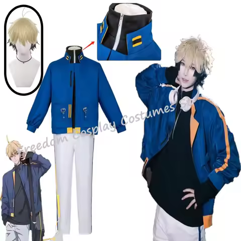 Anime Link Click Liu Xiao Xavier Xia Fei Felix Cosplay Costume Wig Coat Decors Halloween carnival Da