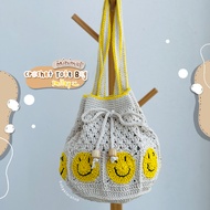 BBS Braided Rope Shoulder Bag (Smile Dumpling Shape Model) Very Cute. Can Hold A Lot Of Things Reduc