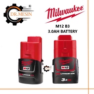 [READY STOCK] MILWAUKEE M12 B3 3.0AH BATTERY ORIGINAL