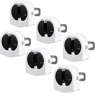YOKIVE Pack of 6 Fluorescent Tube Light Holder T5 Lamp Socket G5 Socket Not Bridged Socket Light Rep