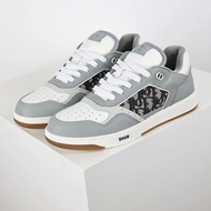 [Zero World Original Product] DIOR DIOR B27 Round Toe Lace-Up Low-Top Casual Shoes Fashion Sneakers 