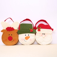 KY🎁CreativeQVersion New Christmas Gift Bag Candy Bag Non-Woven Christmas Apple Gift Bag Christmas Decoration EUHN