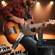 A9 2.4GHz Wireless Guitar System - 24-bit 48kHz, 100ft, Zero Latency, 4-Hour Rechargeable Battery, B