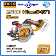 INGCO 20V LI-ION CIRCULAR SAW 140MM BLADE CSLI1402