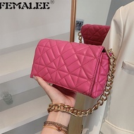 √Stitching Embroidery Ladies Candy Color Shoulder Messenger Purses Flap Women Chic Branded Hand Bags