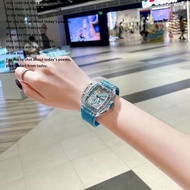 Fgf Richard Watch Female Large Dial Transparent Barrel Fashion Female Watch Men's Top Ten Brands Gen