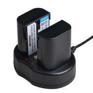 2pcs 2600mah D-Li90 Dli90 D Li90 Akku Battery + Dual USB Charger For P