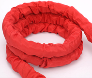 全城熱賣 - 肌肉力量體能訓練格鬥繩（紅色整體全護套）（規格直徑50mm12米）