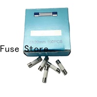 10PCs 5*20mm explosion proof ceramic fuse tube slow fusing T8A 250V