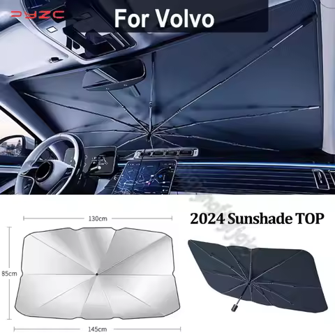 Car Sunshade Windshield Umbrella For Volvo EX90 XC90 XC40 XC60 V60 V90 S60 S90 C30 S40 V40 S80 XC Cl