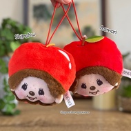 Monshi Apple Keychain Monchichi Head Bunch Elastic Type From Aomori And Nagano