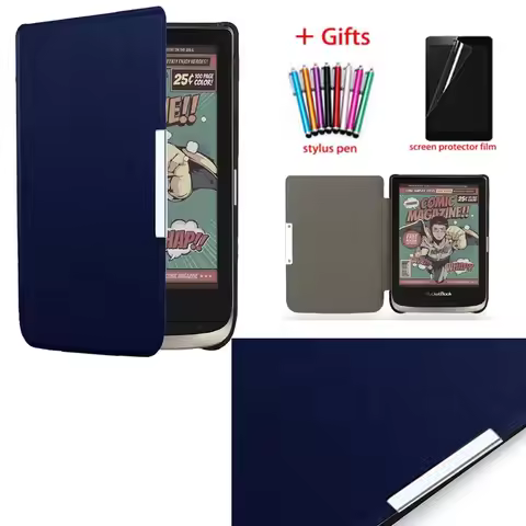 6 inch Pocketbook 633 Color Reader Case, 7.8 inch Pocketbook 740 Color ebook Smart Cover Cases with