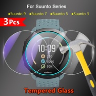 3Pcs For Suunto 9 Peak Pro Baro D5 7 5 3 Smart Watch 2.5D HD Clear / Anti Purple Light 9H Tempered G