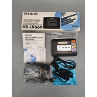 Aiwa JX669 Walkman, Japan-Made High-End 3-in-1 Cassette Player, Auto Radio, SUPER BASS & Auto Revers