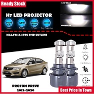 PROTON PREVE 2012-2020 LED Headlight Lampu LED Kereta Car LED Mini Projector H7 LED Headlight Projec