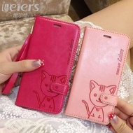 [ส่งจากไทย เร็ว1-2วัน SAMSUNG J7 J7core J710 J7pro J7plus J2 J2prime J7primeเคสโทรศัพท์ มือถือ case ซัมซุง กันกระแทก กระเป๋า ฝาพับ ใส่บัตรได้ สีพื้น หลัง ตั้งได้DomiCat