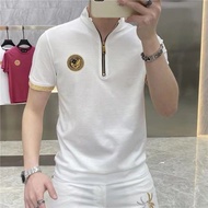 Men Shirt Men Polo Shirt Polo Shirt Short-Sleeved Top Business Polo T-Shirt Loose Top Summer Fashion Men's Clothing Slim-fit