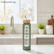 <TBSG>   1L HIGH Borosilicate Glass Glass Water Bottle Portable Leakproof Drinking Bottles Home Offi