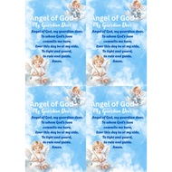 Bulk Order Angel of God Prayer Bulk Laminated
