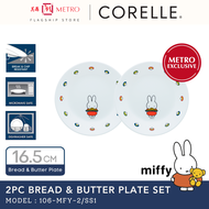 [METRO EXCLUSIVE] Corelle 2pc Bread & Butter Plate | Miffy 106-MFY-2/SS1