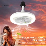 [ICE] Inspirational Ceiling Fan Fan Light 2-in-1 Ceiling Fan with Led Light Remote Control 3 Speed S