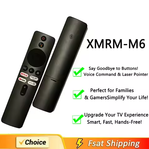 XMRM M6 2nd Gen Voice Remote Control For TV Box S 2nd Gen 4K UHD Media Player