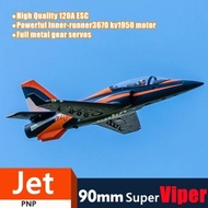 FMS RC Airplane 90mm Ducted Fan EDF Jet Super Viper 6channel with Flap Wingspan 1400mm Giant Model H