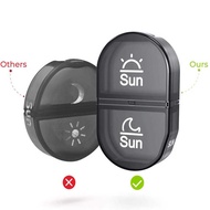 Hkstorage Weekly Organizer 2 Times A Day Large Am/Pm Pill Box 7 With Portable Zipper Cloth Bag m/Pm