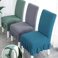 【Selangor Inventory】Skirt chair cover, super elastic, chair seat cover, crocheted seat cushion cover