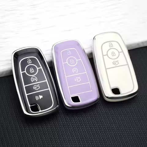 TPU Car Key Fob Case Cover For Ford F150 F250 F350 F450 F550 Explorer Fusion Mustang Escape 3/4/5 Bu