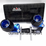 EXHAUST MUFFLER MUFFLER PROTECTOR Forza 250 Black Diamond Original