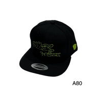 GORILLAZ X G-SHOCK LOGO BLACK GREEN SNAPBACK ADJUSTABLE CAP/TOPI LELAKI