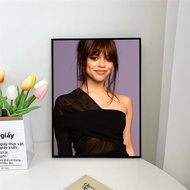 Máy Tính Jenna Ortega Tự Dán Nghệ Thuật Poster Giấy Chống Thấm Nước Miếng Dán Kính Cường Lực Cho Quá