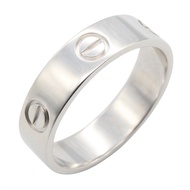 【二手】卡地亞 Love 戒指 B4084700 K18WG（白K金）男女通用 Love 戒指