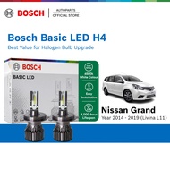 BOSCH BASIC LED H4 Halogen Headlight Retrofit Bulb for Nissan Grand Livina (L11) Year 2014 - 2019