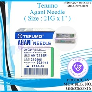 Terumo Agani Needle 100 pcs/box Size:21G x 1"