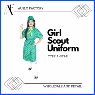 ∷ ⚛ ┘ LF8 SCOUTING UNIFORM FOR GIRLS TYPE A DRESS COMPLETE SET [STAR]