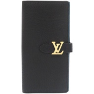 近全新 路易威登 LV 垂直皮夾 黑色鱷魚​​皮長皮夾 LV 0596 [二手]LOUIS VUITTON