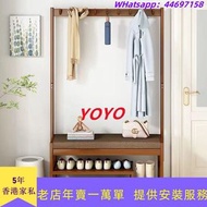 YL471換鞋凳 掛衣架 入門衣帽架 組合鞋櫃 門廳櫃 玄關櫃 可坐鞋櫃 鞋架 穿鞋凳 門口鞋架 高身鞋架 Shoe Cabinet 全新包送貨
