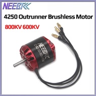 HOT Sale NEEBRC 4250 600KV 800KV RC FPV Outrunner Brushless Motor 3-7S For Drone Fixed Wing Airplane