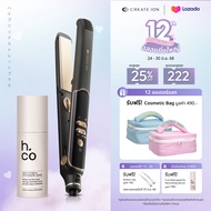 [เซตสุดคุ้ม] CREATE ION เครื่องหนีบผม Hybrid Straight และ H.Co เซรั่มปกป้องผมจากความร้อนและบำรุงเส้น