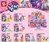 (8 in 1) My Little Pony Minifigures SY682 Block Compatible Building Blocks