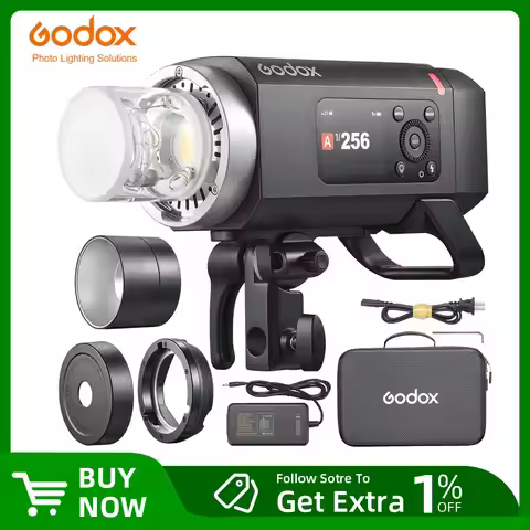 New Godox AD400Pro II All-in-One Outdoor Flash 400Ws Li-on Battery TTL HSS Flash Light with Built-in