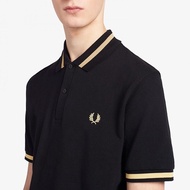 FRED PERRY 100%ORIGINAL M2 Double Tip Polo Tee Men's T-shirt Business T-shirt FP baju atasan lelaki Baju POLO lelaki