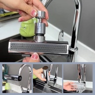 360 Rotation Waterfall Kitchen Faucet 3 Modes Kitchen Sink Spray Nozzle High Pressure Kitchen Tap