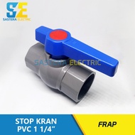 PVC Stop Valve 1 1/ 4" inch FRAP PVC Ball Valve 1 1/ 4" Plain Stop Valve/ 1.25 Stop Valve 1 1/4 PVC