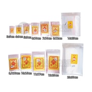 Plastik PE klip / plastik zip lock 20x30 dan 16x25