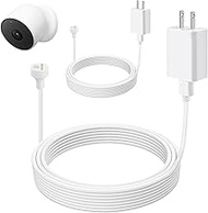 2Pack Power Cable for Google Nest Cam Outdoor or Indoor, Battery(2nd Generation) 16FT/5M Weatherproo